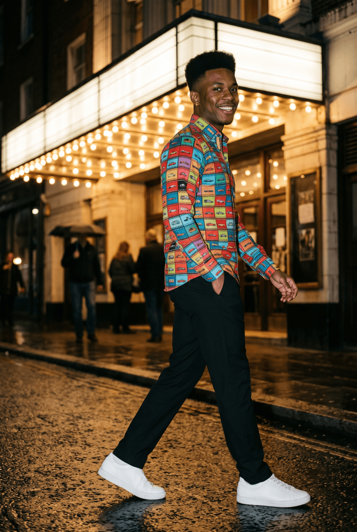 Famous Film Cars Print Shirt - Claudio Lugli Shirts