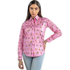 Femme Fatale Pin Up Girls Womens Print Shirt - Claudio Lugli Shirts