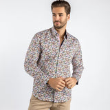 FIELD OF BLOOM PRINT SHIRT - Premium Men's Patterned Shirt by Claudio Lugli | Bold Design, Tailored Fit, Best Printed Shirts