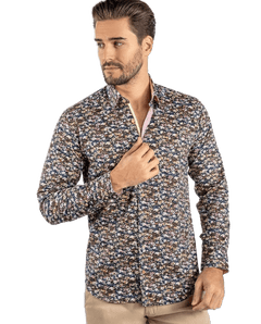 Field of Bloom Print Shirt - Claudio Lugli Shirts