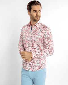 Flamboyance of Flamingos Print Shirt - Claudio Lugli Shirts