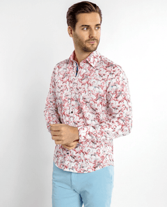 Flamboyance of Flamingos Print Shirt - Claudio Lugli Shirts