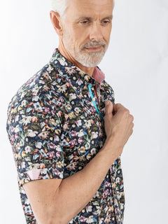 FLORAL SHORT SLEEVE SHIRT - Claudio Lugli Shirts