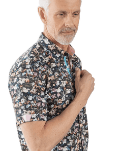 Floral Short Sleeve Shirt - Claudio Lugli Shirts