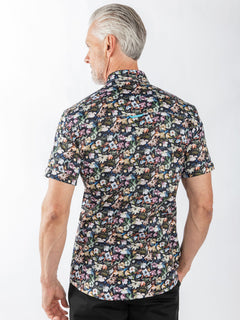 FLORAL SHORT SLEEVE SHIRT - Claudio Lugli Shirts