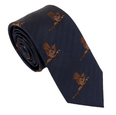 Flying Pheasant Country Silk Neck - Tie by Van Buck - Claudio Lugli Shirts