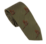 Flying Pheasant Country Silk Neck - Tie by Van Buck - Claudio Lugli Shirts