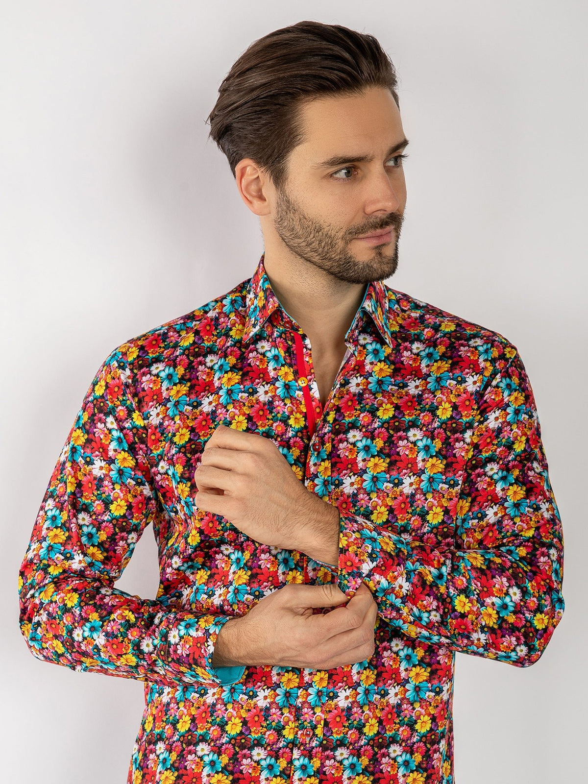 Garden Bloom Print Shirt - Multicolour - Claudio Lugli Shirts