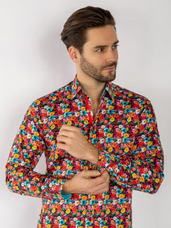 Garden Bloom Print Shirt - Multicolour - Claudio Lugli Shirts
