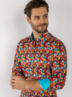 Garden Bloom Print Shirt - Multicolour - Claudio Lugli Shirts