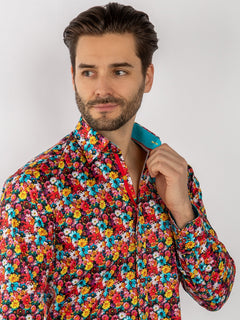 Garden Bloom Print Shirt - Multicolour - Claudio Lugli Shirts