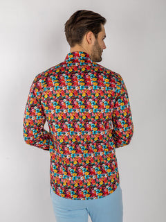 Garden Bloom Print Shirt - Multicolour - Claudio Lugli Shirts