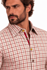 Gingerbread Check Shirt - Claudio Lugli Shirts