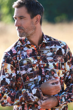 GLADIATOR ARENA TENCEL PRINT SHIRT - WARRIOR'S CHOICE - Claudio Lugli Shirts