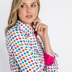 GOLF BALLS WOMENS  PRINT SHIRT - Premium Men's Patterned Shirt by Claudio Lugli | Bold Design, Tailored Fit, Best Printed Shirts