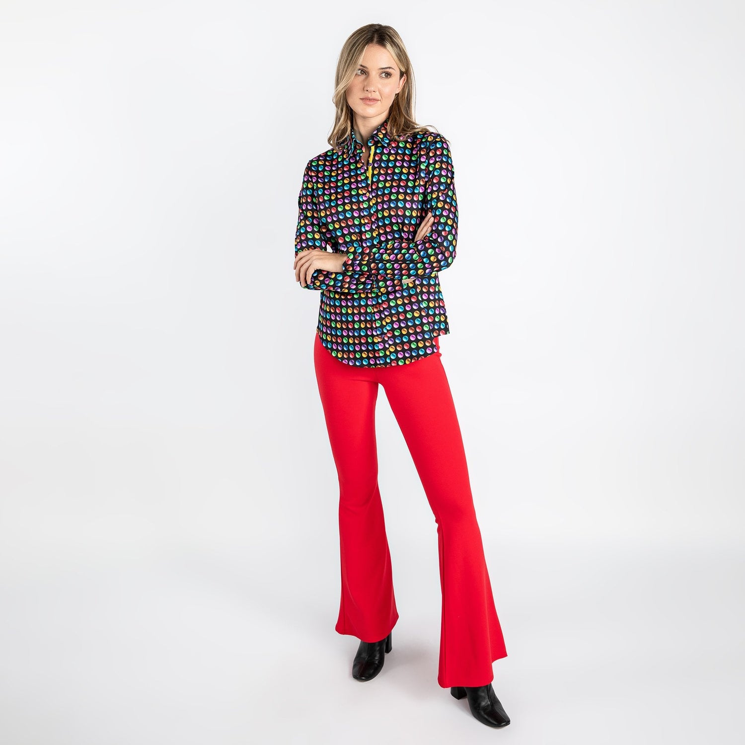 GOLF BALLS WOMENS  PRINT SHIRT - Premium Men's Patterned Shirt by Claudio Lugli | Bold Design, Tailored Fit, Best Printed Shirts