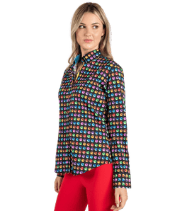Golf Balls Womens Print Shirt - Claudio Lugli Shirts