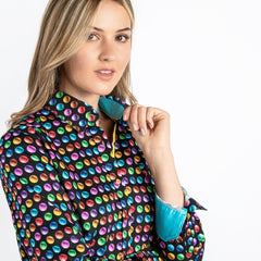 GOLF BALLS WOMENS  PRINT SHIRT - Premium Men's Patterned Shirt by Claudio Lugli | Bold Design, Tailored Fit, Best Printed Shirts