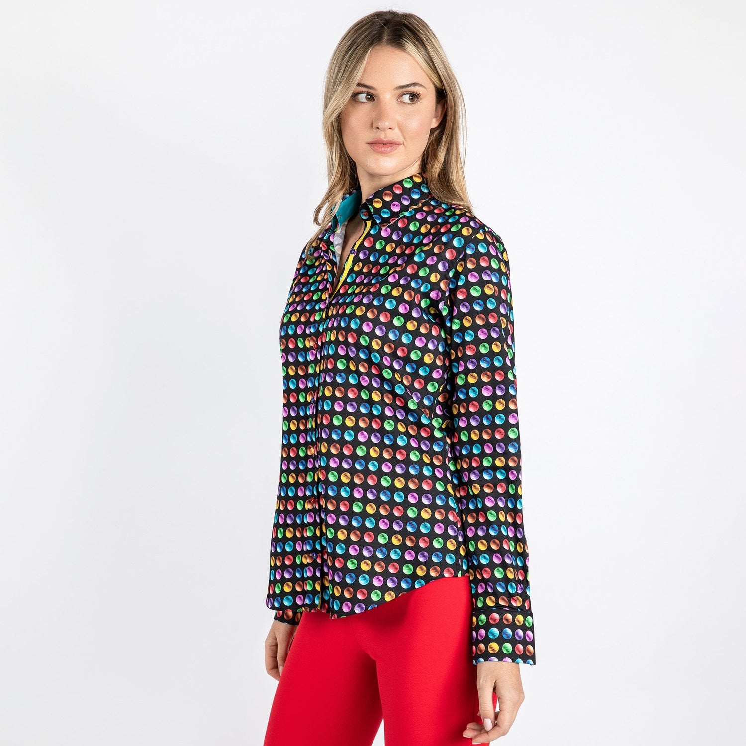 GOLF BALLS WOMENS  PRINT SHIRT - Premium Men's Patterned Shirt by Claudio Lugli | Bold Design, Tailored Fit, Best Printed Shirts