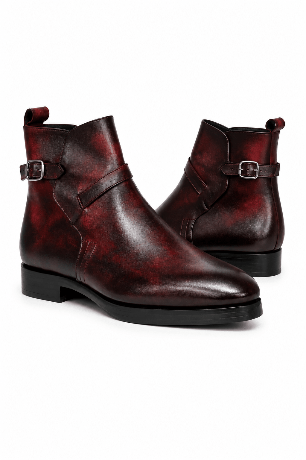 HAND-PAINTED LEATHER BOOTS - Claudio Lugli Shirts