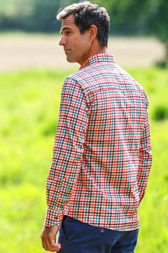HERITAGE TATTERSALL CHECK CL2534 BROWN - Claudio Lugli Shirts