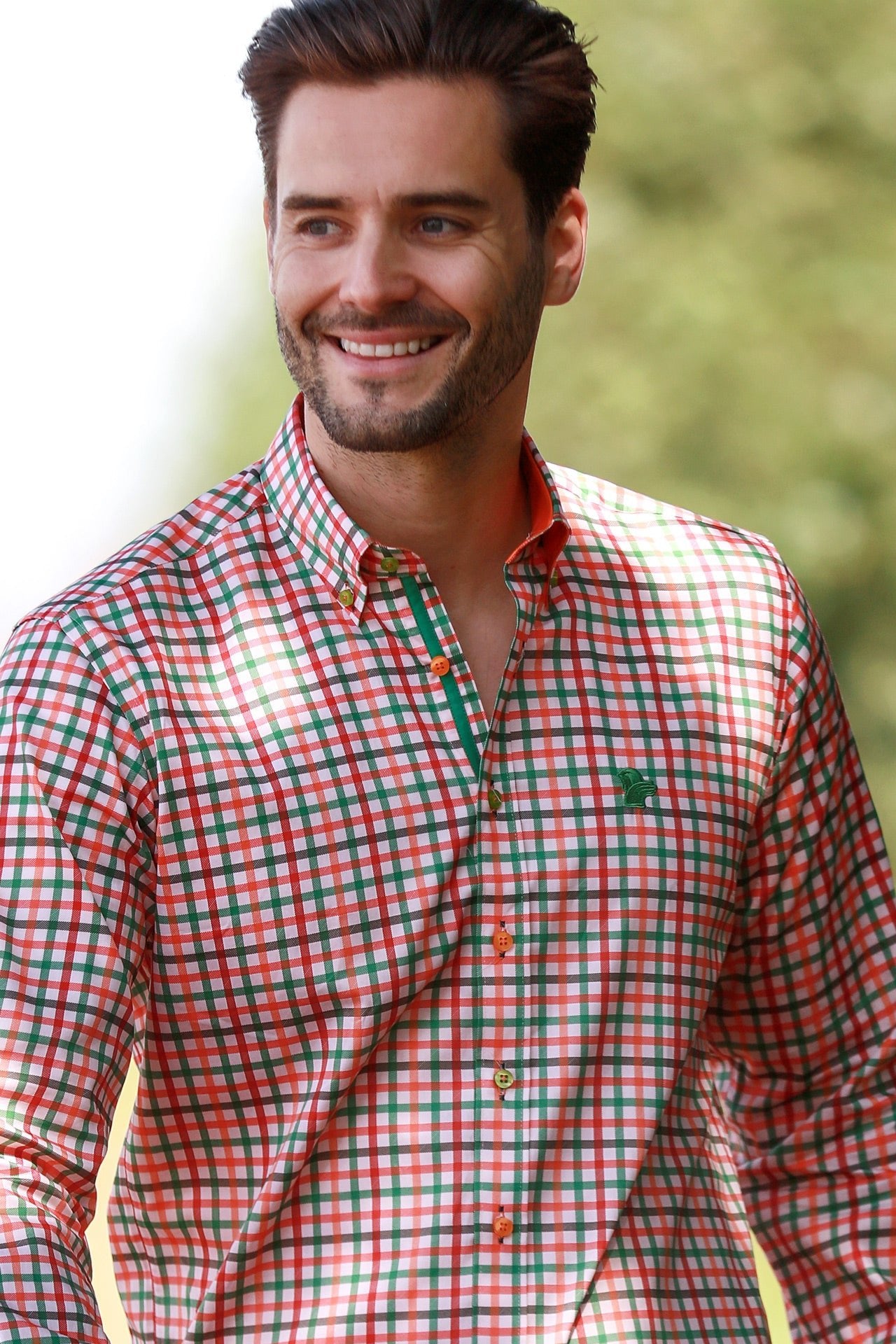 HERITAGE TATTERSALL CHECK CL2535 GREEN - Claudio Lugli Shirts