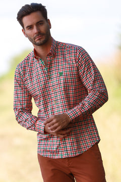 HERITAGE TATTERSALL CHECK CL2535 GREEN - Claudio Lugli Shirts