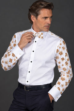 High Stakes Dice Tuxedo Shirt - Claudio Lugli Shirts