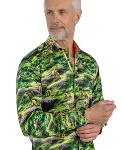 Highland Cow Photographic Print Shirt - Claudio Lugli Shirts