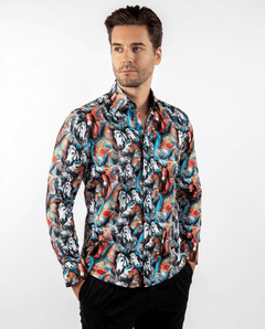 Horses of Neptune Print Shirt - Claudio Lugli Shirts