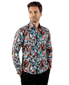 Horses of Neptune Print Shirt - Claudio Lugli Shirts