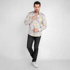 HORSESHOE EQUESTRIAN PRINT SHIRT - Premium Men's Patterned Shirt by Claudio Lugli | Bold Design, Tailored Fit, Best Printed Shirts