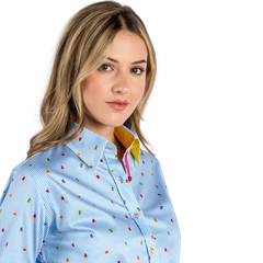 Ice Cream Gelato Cones Womens Print Shirt - Claudio Lugli Shirts