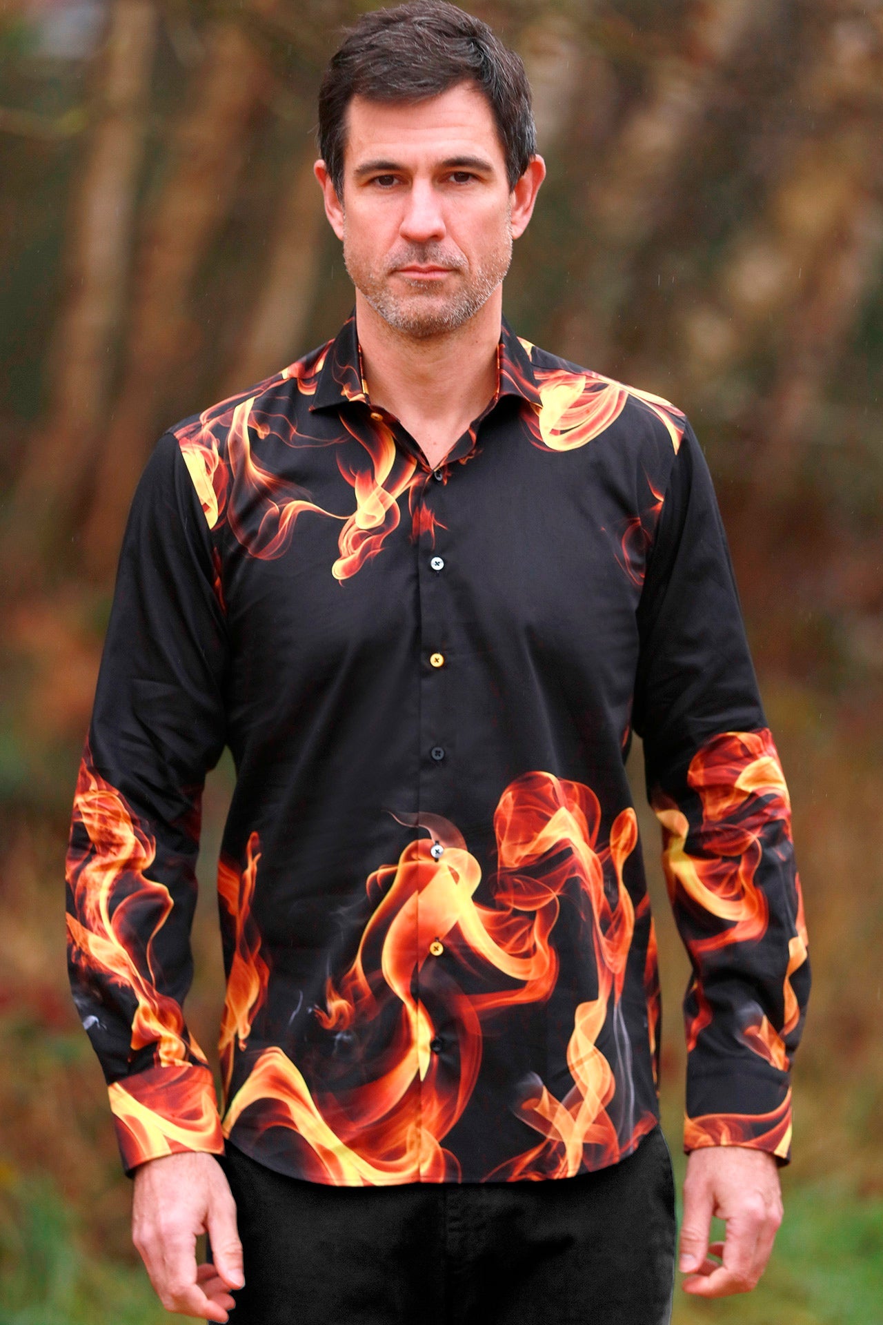 blaze orange dress shirt TSG Airetex Rise Shirt