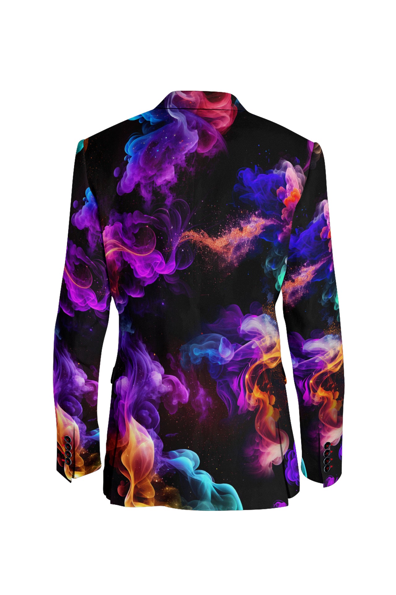 SMOKE AND COLOUR SYMPHONY PRINT JACKET