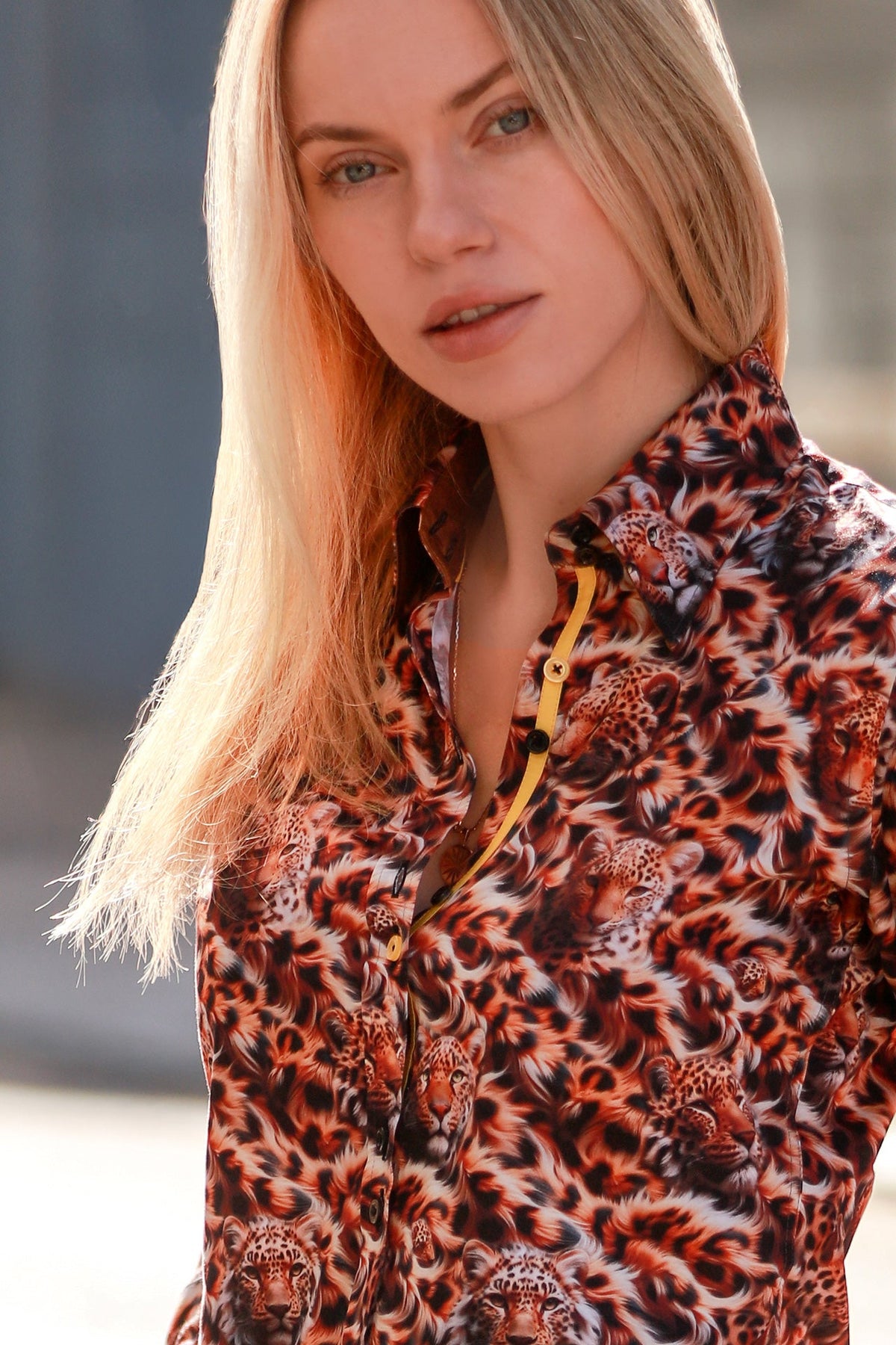 Jaguar Majesty Womens Print Shirt