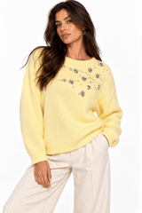 Jewelled Knit Jumper - Claudio Lugli Shirts