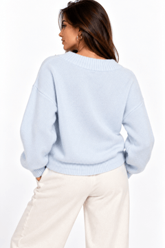 Jewelled Knit Jumper - Claudio Lugli Shirts