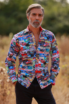 LE MANS PRINT SHIRT - Claudio Lugli Shirts