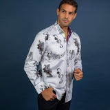 LEAD SINGER PRINT SHIRT - Premium Men's Patterned Shirt by Claudio Lugli | Bold Design, Tailored Fit, Best Printed Shirts