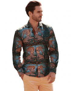 Leopard Safari Print Shirt - Claudio Lugli Shirts