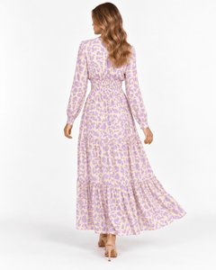 Leopard Tiered Maxi Dress - Claudio Lugli Shirts