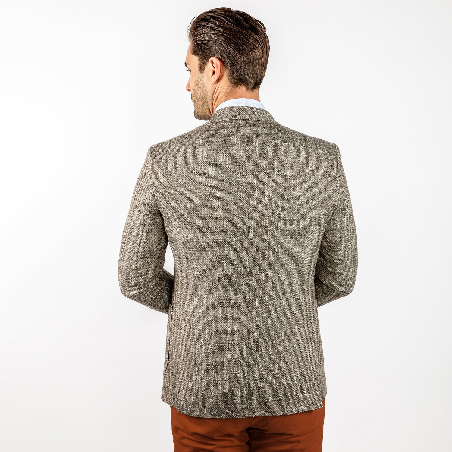 LIGHTWEIGHT TEXTURED SUMMER JACKET – Premium Men's Patterned Shirt by Claudio Lugli | Bold Design, Tailored Fit, Best Printed Shirts