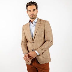 LIGHTWEIGHT TEXTURED SUMMER JACKET – Premium Men's Patterned Shirt by Claudio Lugli | Bold Design, Tailored Fit, Best Printed Shirts