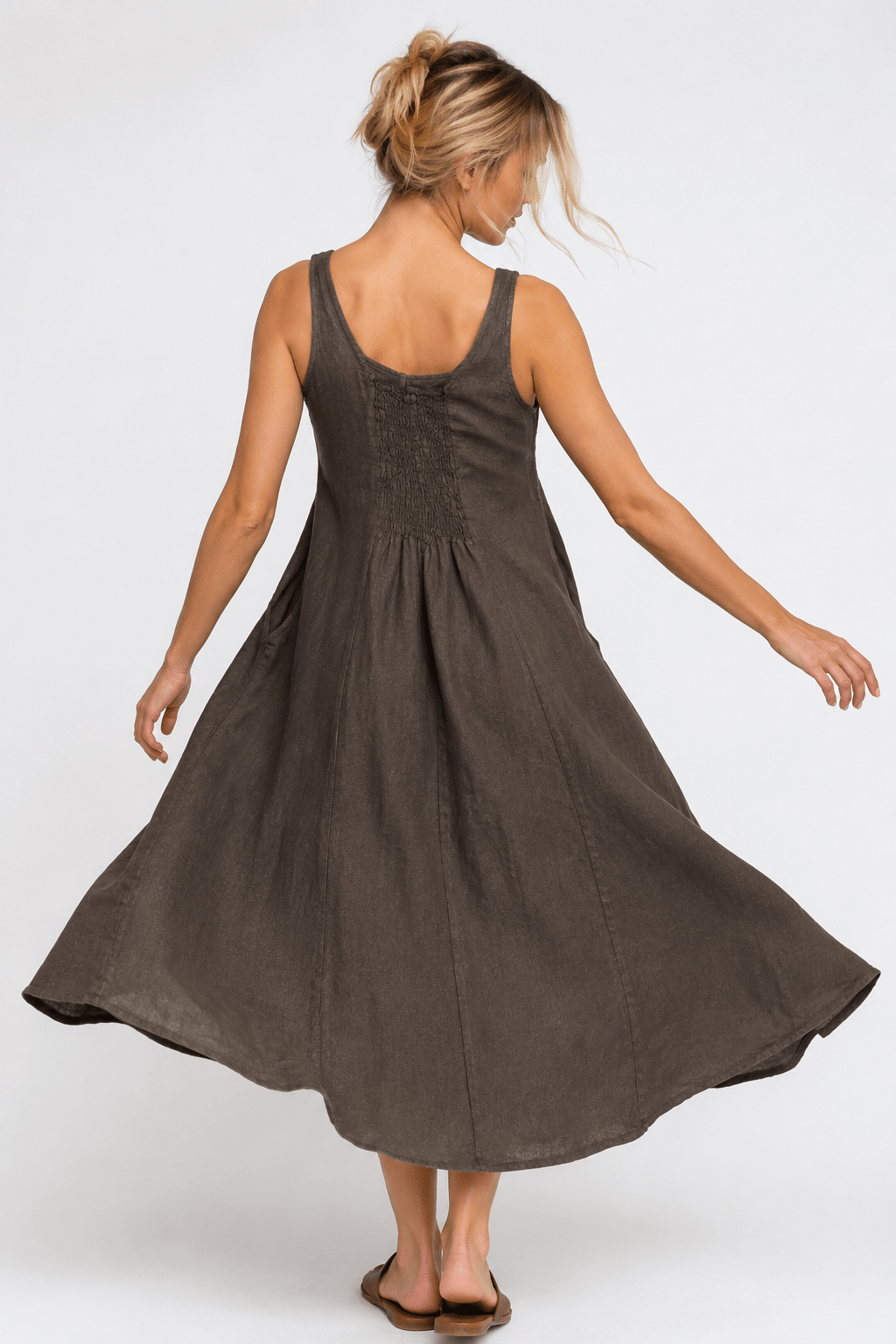 LINEN DRESS - Claudio Lugli Shirts