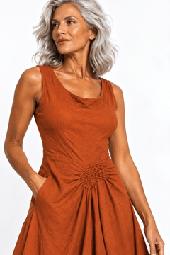 Linen Dress - Claudio Lugli Shirts