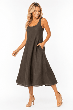 LINEN DRESS - Claudio Lugli Shirts