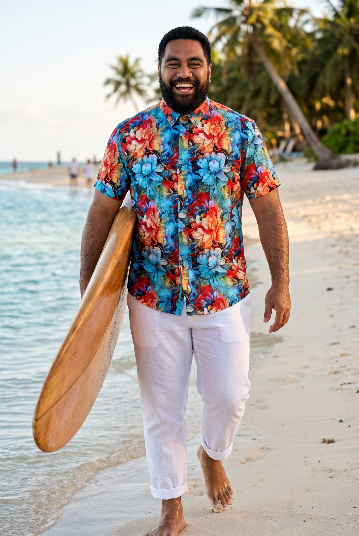 Liquid Floral Print Short Sleeve Shirt - Claudio Lugli Shirts