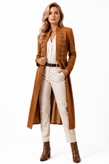 LUXTYLE MILITARY LONGLINE COAT DRESS - Claudio Lugli Shirts