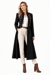LUXTYLE MILITARY LONGLINE COAT DRESS - Claudio Lugli Shirts